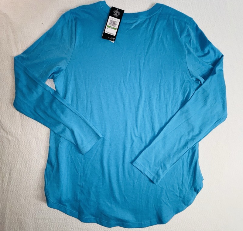 Under Armour UA Vertical Wordmark Long Sleeve Sz Large gallery