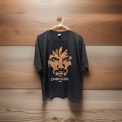 Manny Pacquiao Shirt adult XXL Black Champion PacMan Boxing t-shirt tee