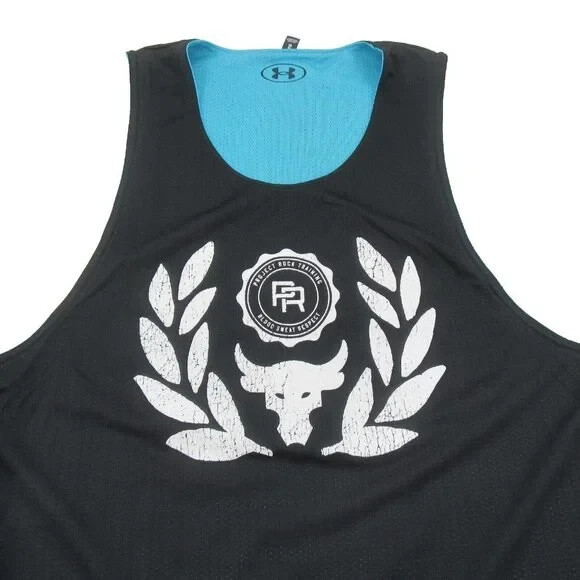 Under Armour Project Rock Training Reversible Gym Tank Top Men's Size XL NEW gallery
