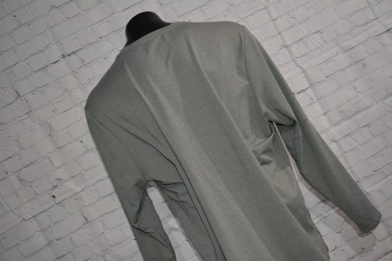42048-a Nike Running Shirt Workout Reflective Gray Polyester Size 2XL Adult Mens gallery