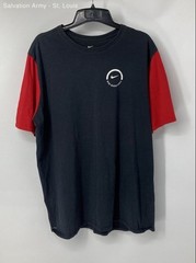 Nike Mens Dri-Fit Black Red Short Sleeve Crew Neck Athletic Cut T-Shirt Sz 3XLT