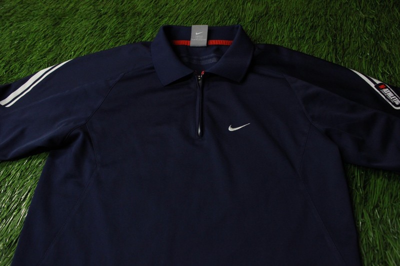 NIKE N-ATHLETIC ORIGINAL TRAINING MEN ZIP POLO SHIRT JERSEY SIZE S SMALL 36/38 gallery