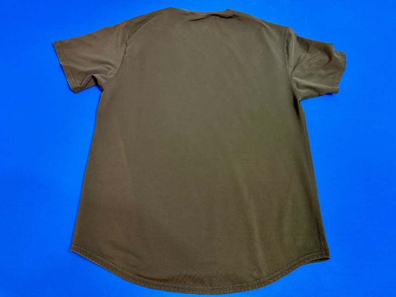 BYLT Drop-Cut Luxe V-Neck Tee Men's Large Olive Green Tri-Blend Athletic Fit gallery