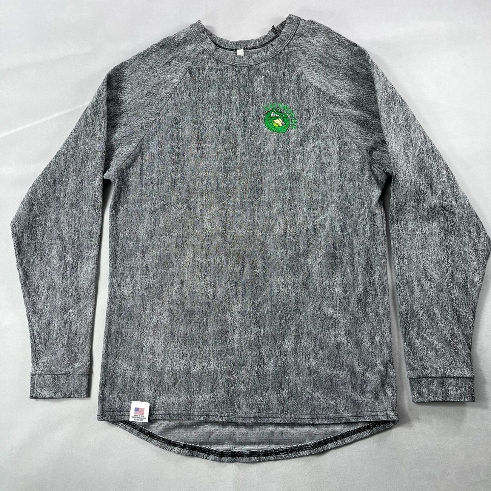 Gatorskins Shirt Men Large Gray Thermal Windproof Breathable Long Sleeve