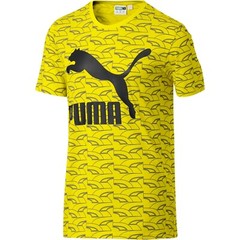 Puma GRAPHIC RETRO SPORTS AOP TEE All Over Print Logo T Shirt Top~Men sz 2XL~NWT