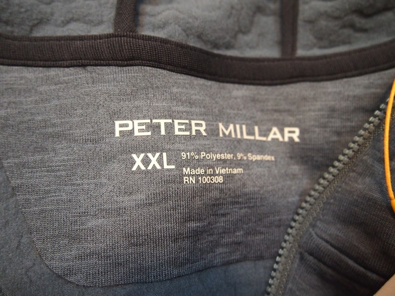 Peter Millar Eclipse Active Performance Fabric Hoodie NWT XXL $178 Iron Grey gallery