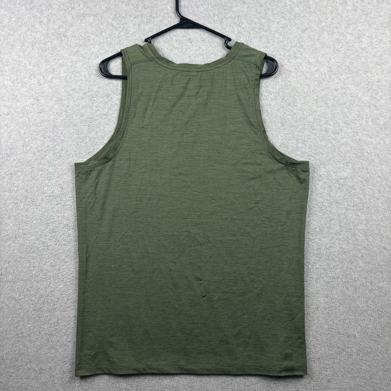 Ten Thousand Versatile Tank Top Men's Large Green Gym Training Sleeveless Mesh gallery