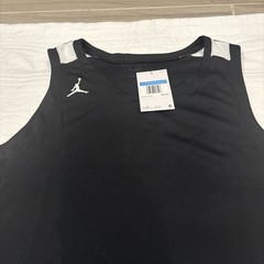 Jordan Medium Stock Overtime Basketball Jersey Black/WhiteFQ5296-010 NWT $47