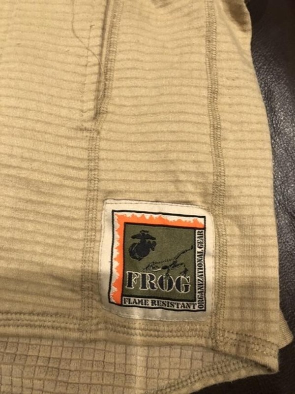 USMC FROG Grid Fleece Thermal Pullover - Marine Corps Issue - Made in USA gallery