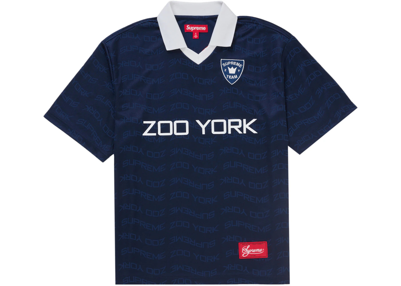 Supreme Zoo York Soccer Jersey Navy SS25 Medium – Brand New w/ Tags gallery