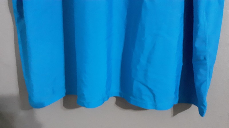 Men’s UV Skinz Blue UPF 50 + Sunwear Short Sleeve Summer Polo Shirt. Sz 4xl gallery