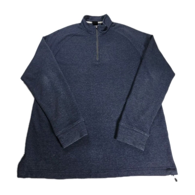 Dunning Golf Mens Size L 1/4 Zip Pullover Long Sleeve Sweatshirt BLUE gallery