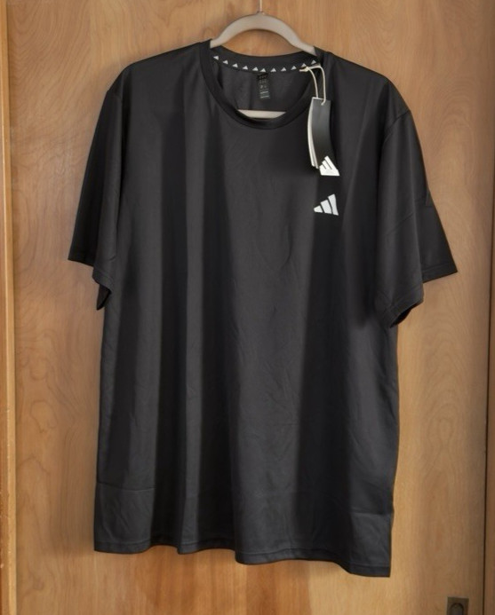 Adidas Men's Train Essentials Feelready Training Tee Shirt T Black Size L NWT gallery