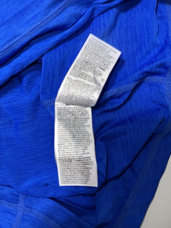 Gap Fit Dry Men’s Size Small Training Short Sleeve Performance Blue T Shirt EUC gallery