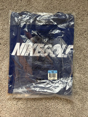 New Nike Dri-Fit Golf Men’s T Shirt Tee 716983-455 Royal Blue Medium M