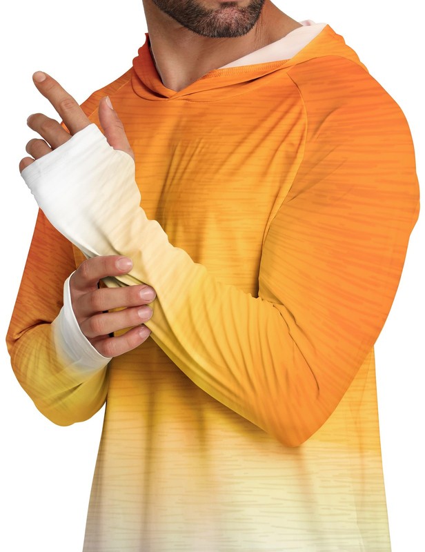 Men's UPF 50+ Sun Protection Long Sleeve Hoodie Shirts UV Outdoor Fishing Shi... gallery