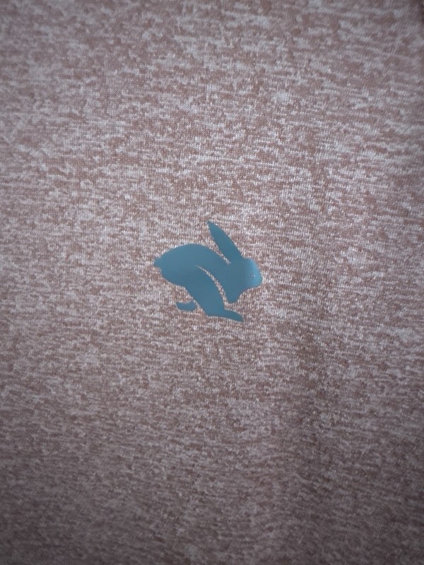 Rabbit quarter zip pullover rust heather long sleeve mens large gallery