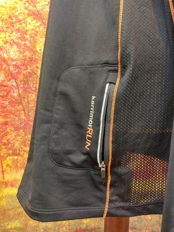 Karrimor X-Lite Run black polyester lycra running Sweatshirt. UK men's size 2XL gallery