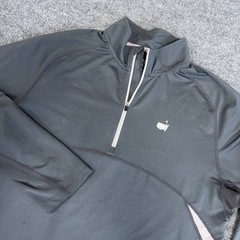 Masters Tech Active Pullover Mens L 1/4 Zip Golf Augusta National *READ FLAW*