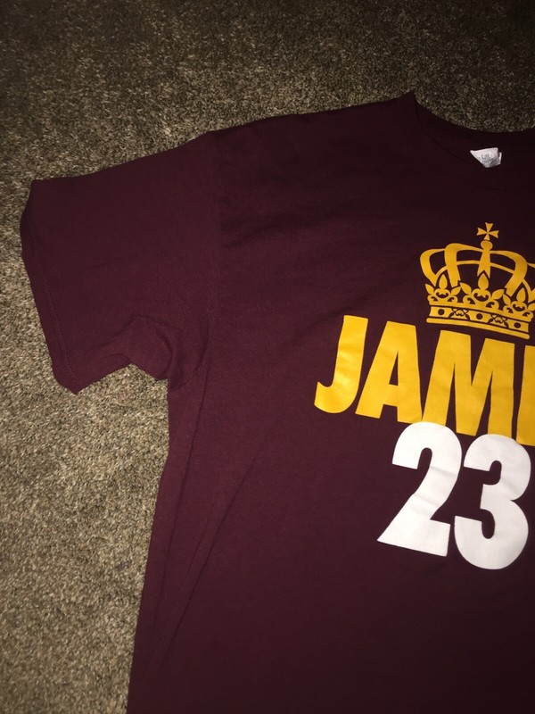 Mens Delta Pro Weight Crown 23 Lebron James Cavs Cleveland NBA TShirt Size XL gallery