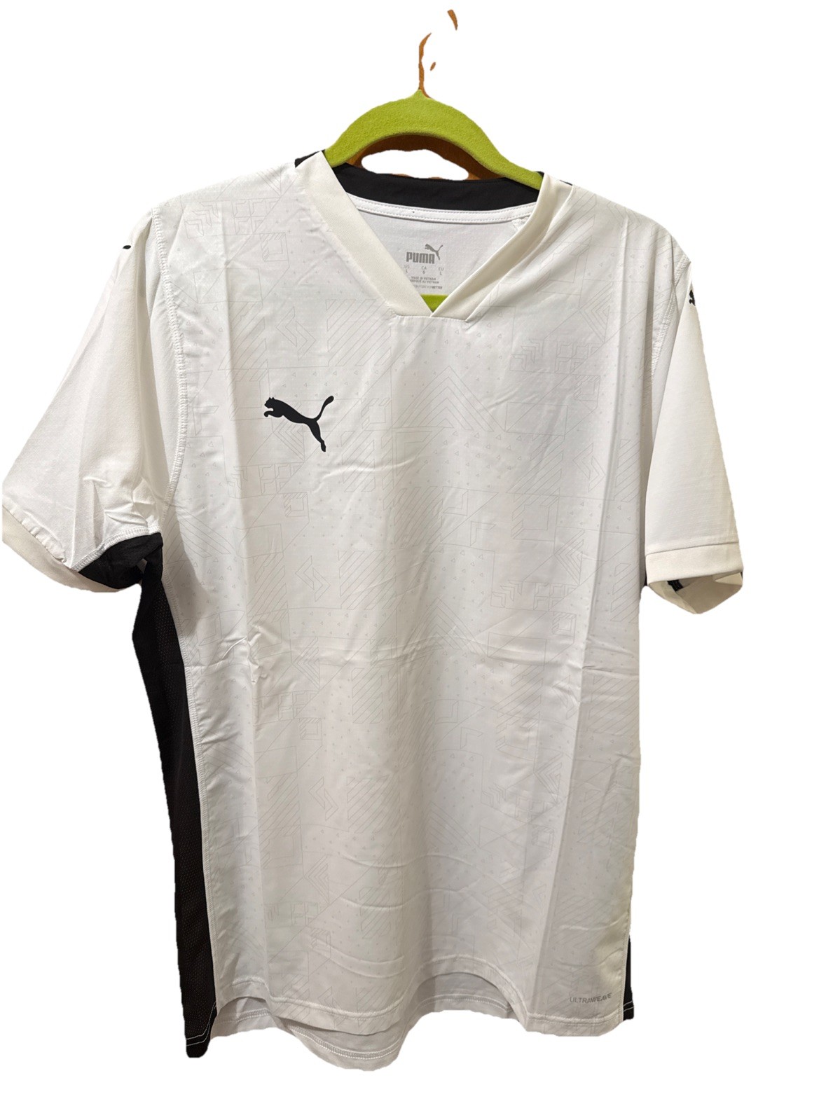Puma TeamCUP Athletic Ultra-weave Slim Fit Jersey White Men’s Size Large gallery