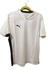 Puma TeamCUP Athletic Ultra-weave Slim Fit Jersey White Men’s Size Large