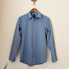 Lululemon Chambray Blue New Venture Long Sleeve Shirt Men’s Small