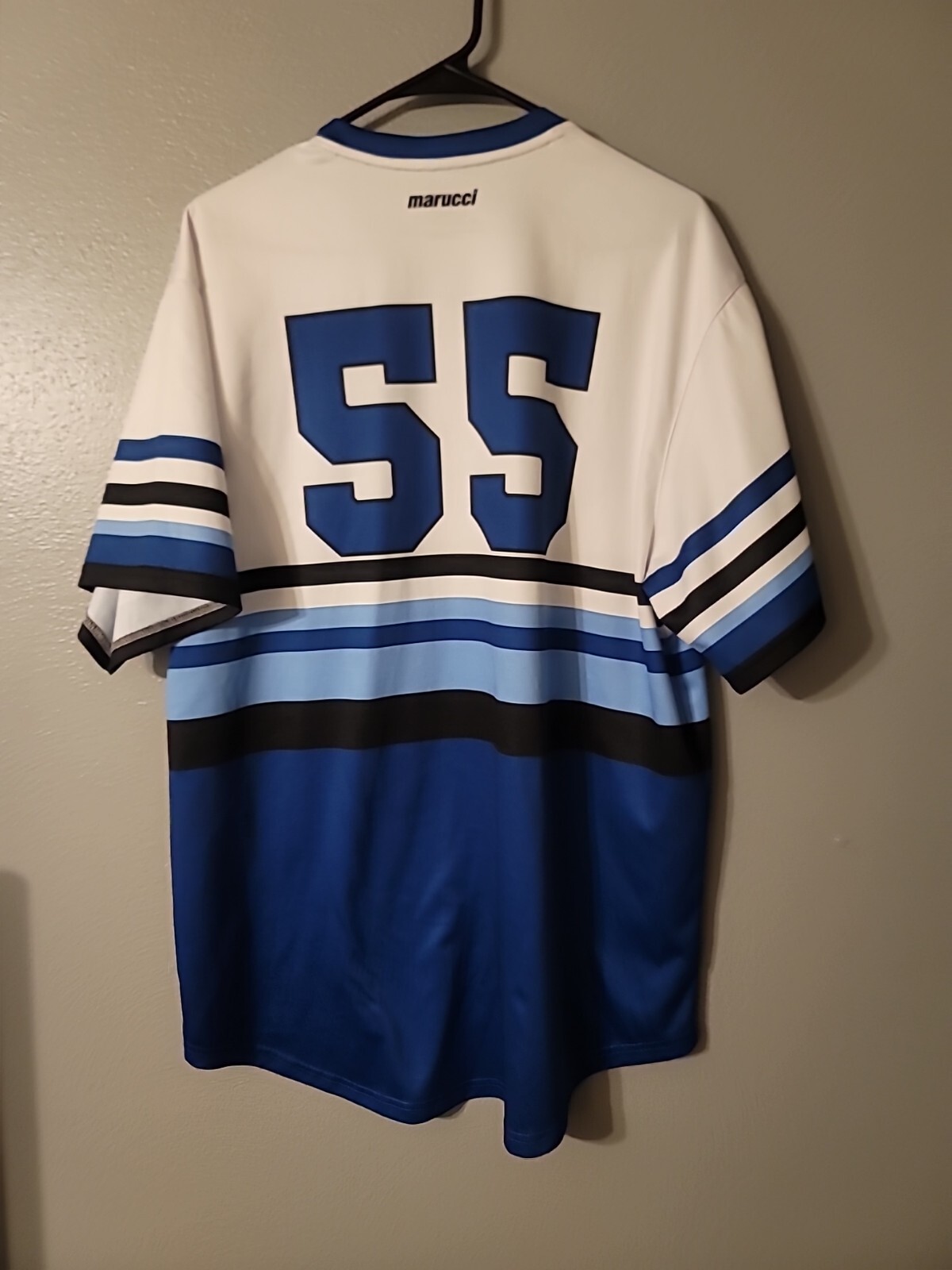 Marucci Founders Club Blue White Short Sleeve Jersey Size XL Honor The Game gallery