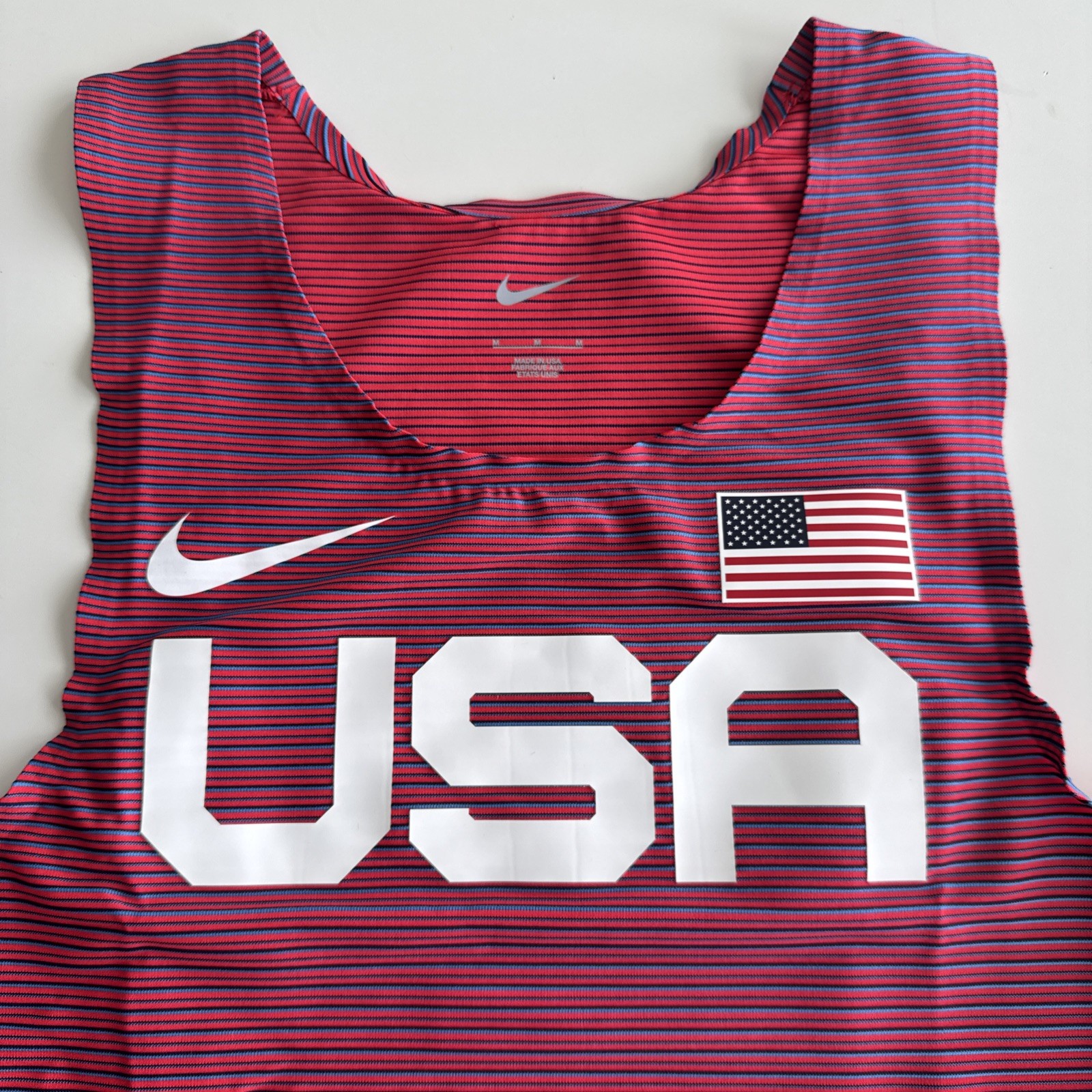 Nike 2023 USA International Team Pro Elite Track Singlet (AO8669-602) Size M Men gallery