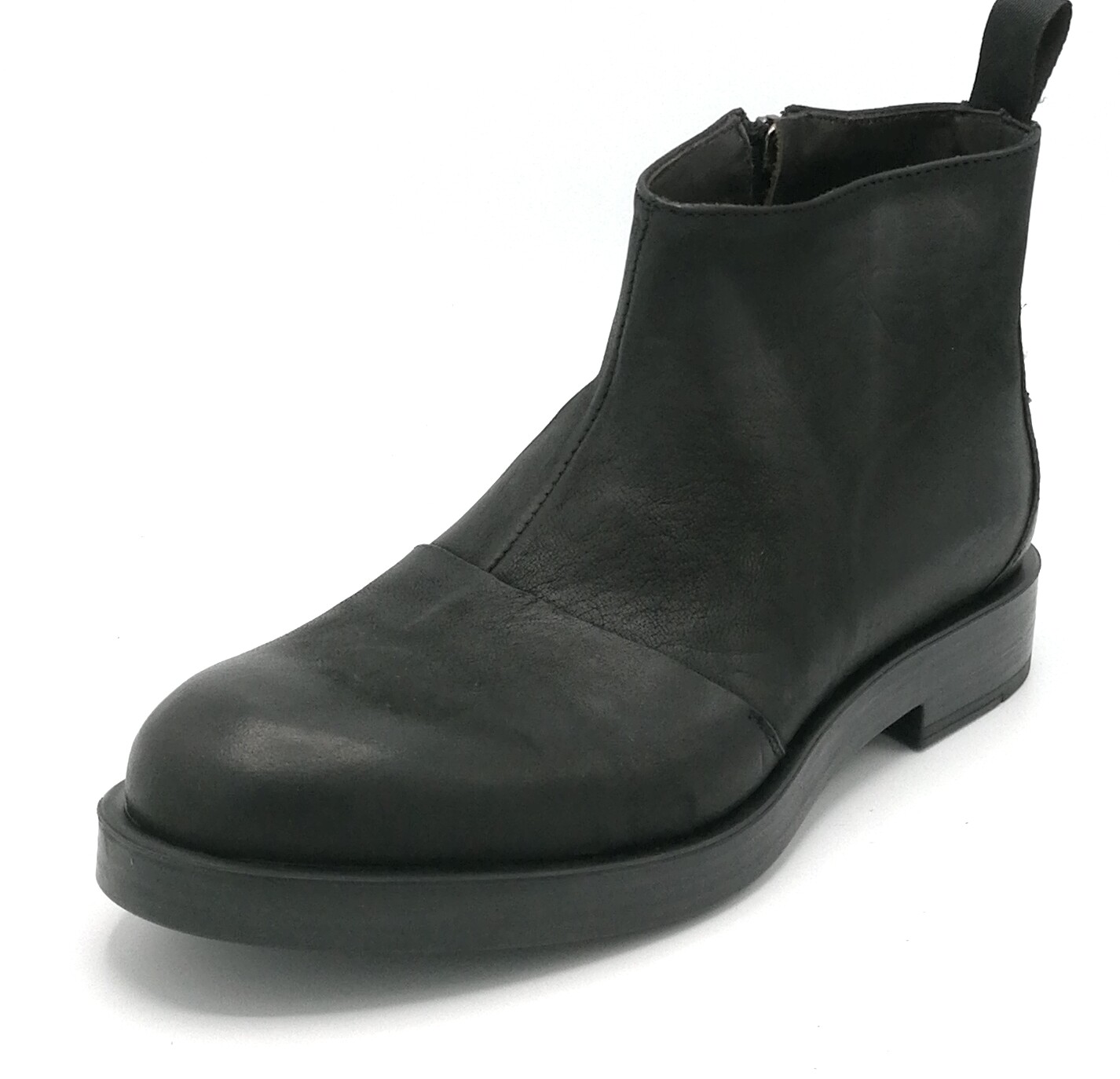 Tom Gout 3990/O Black Leather Ankle Boot With Zipper gallery