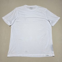 Legends Men XL White Short Sleeve Performance T-Shirt Stretch Athletic Tee
