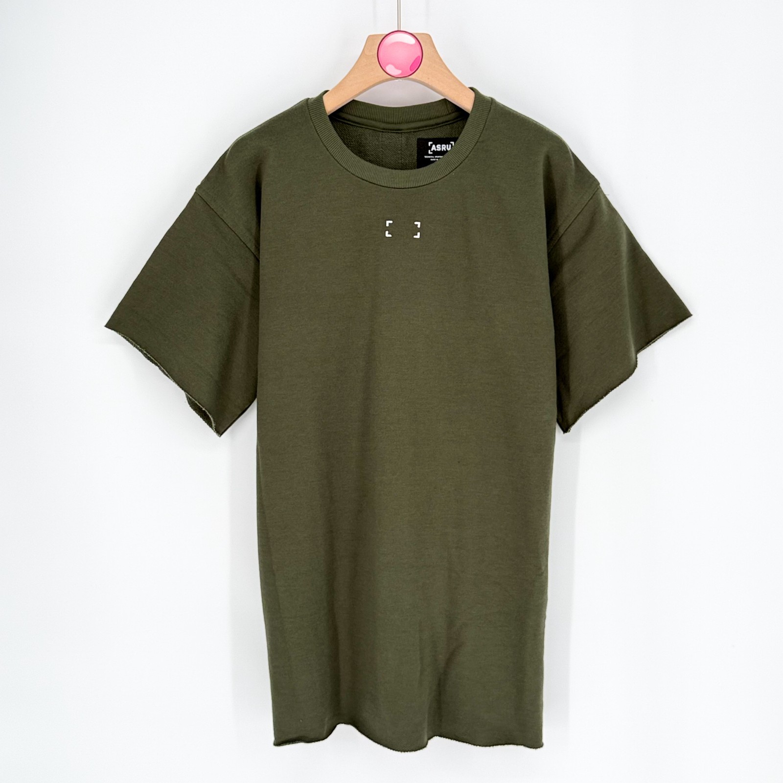 ASRV Technical Sportswear Performance Training Workout T-Shirt Olive Men’s Small gallery