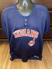 Vintage Sports Belle Inc. Cleveland Indians #8 Jersey Made in USA Men’s Sz Large