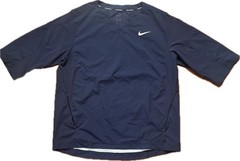 Nike Baseball Shirt Men’s XL Blue 3/4 Sleeve Raglan Pullover 897383-419 EUC