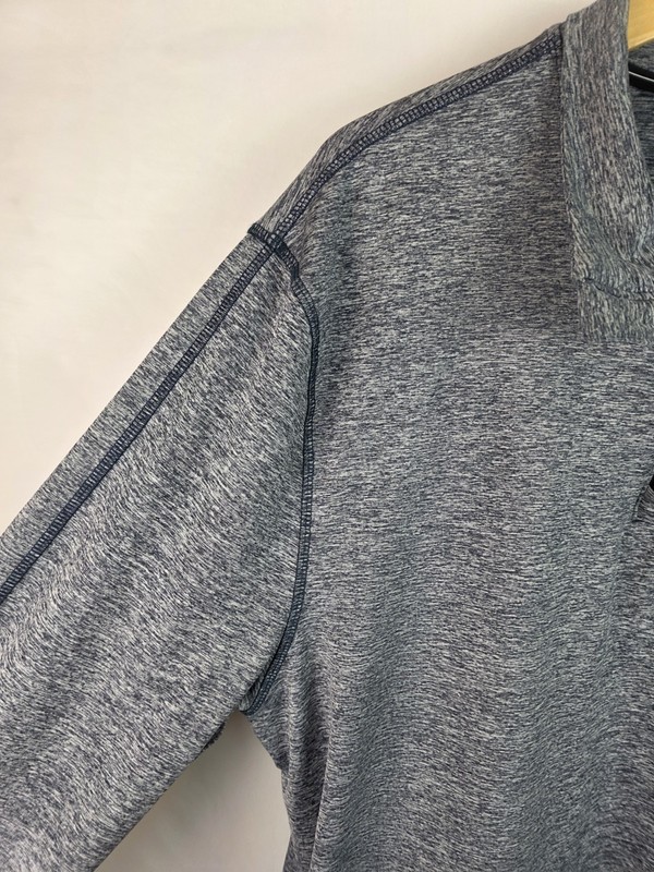 Kenneth Cole Men's Shirt Size XL Blue 1/4 Zip Athletic Long Sleeve Top Pockets gallery