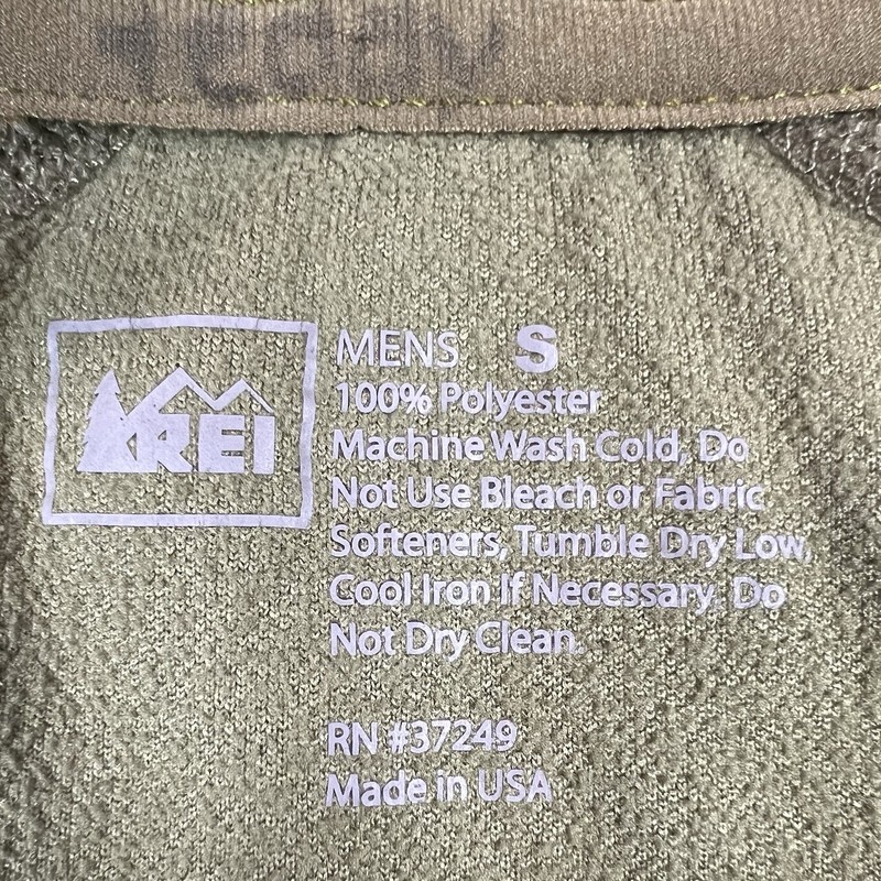 Vintage REI Base Layer Mens Small Green Hiking Climbing Outdoor Made in USA gallery