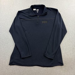 Helly Hansen Pullover Mens Large Blue Quarter Zip Lightweight Outdoor Adult