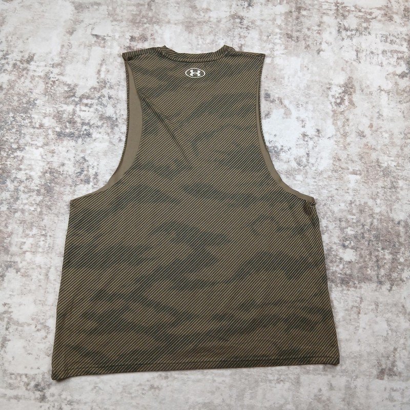 Under Armour The Rock Iron Paradise Tank Top Mens XL Green Camouflage Sleeveless gallery