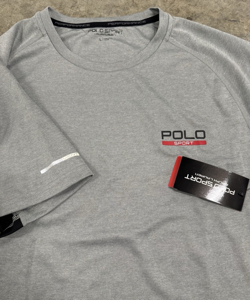 Polo Sport Ralph Lauren T-Shirt Mens Lg Logo Thermovent Athletic Performance NEW