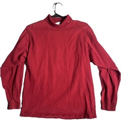 VTG 90s Nike Turtleneck Men’s Medium Red Long Sleeve Made In USA White Tag