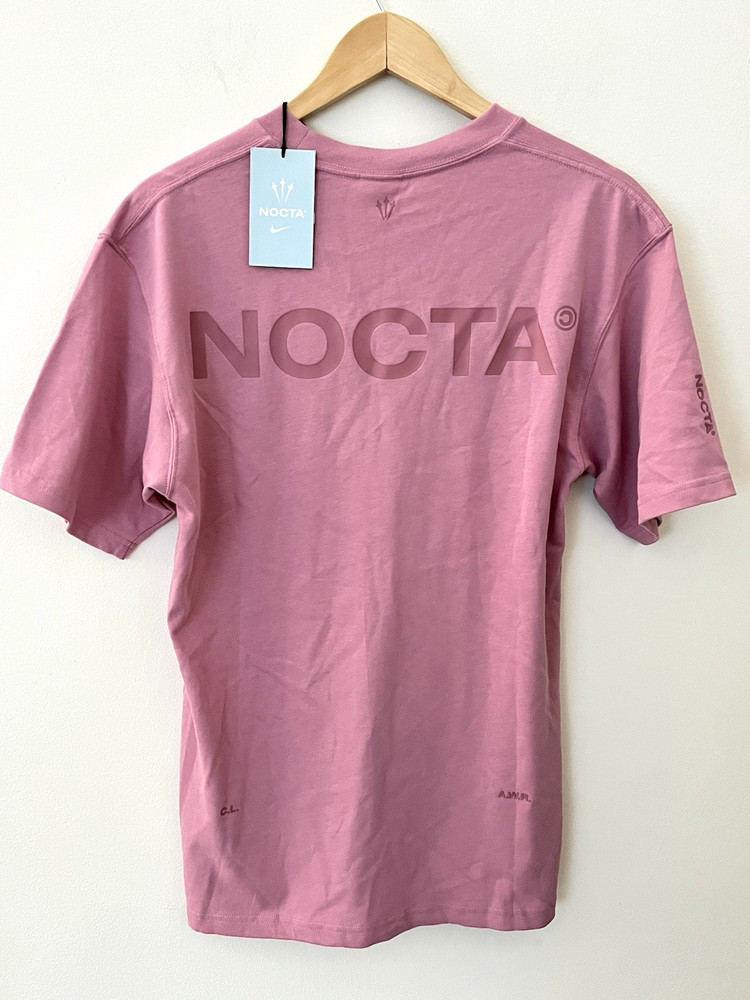 Nike x NOCTA Big Body CS Dropped Shoulders T-Shirt Mens XS Pink FN7663-698