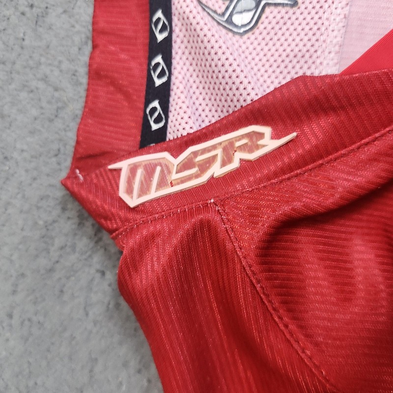 MSR Charge Jersey Shirt Mens 2XL Red Long Sleeve Motocross Padded MX Riding gallery