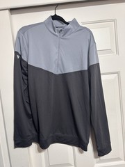 Levelwear Commuter 1/4 Zip Pullover Mens M NEW Gray/charcoal