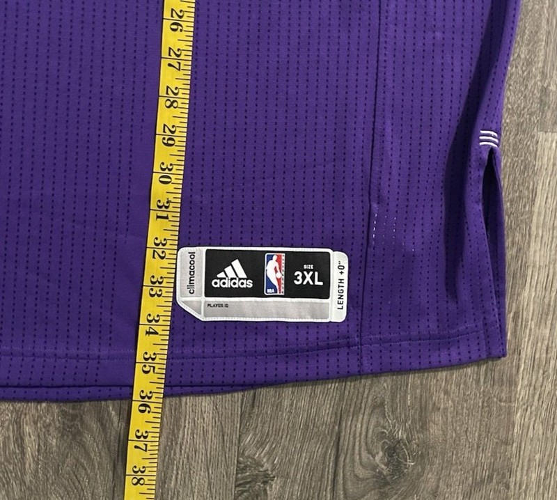Men 3XL Sacramento Sac Sactown Kings Blank adidas 2014 2015 Authentic NBA Jersey gallery