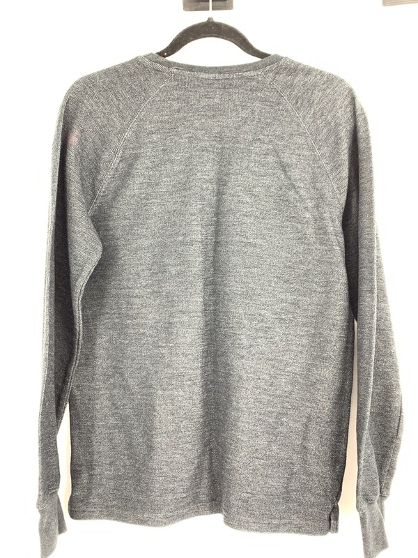 Mens Goodfellow Double Layer Thermal Top Shirt Pullover Size M Black 1135 gallery