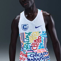 Men’s Nike AeroSwift Chicago Marathon 2025 Running Singlet HQ4277-100 Size M