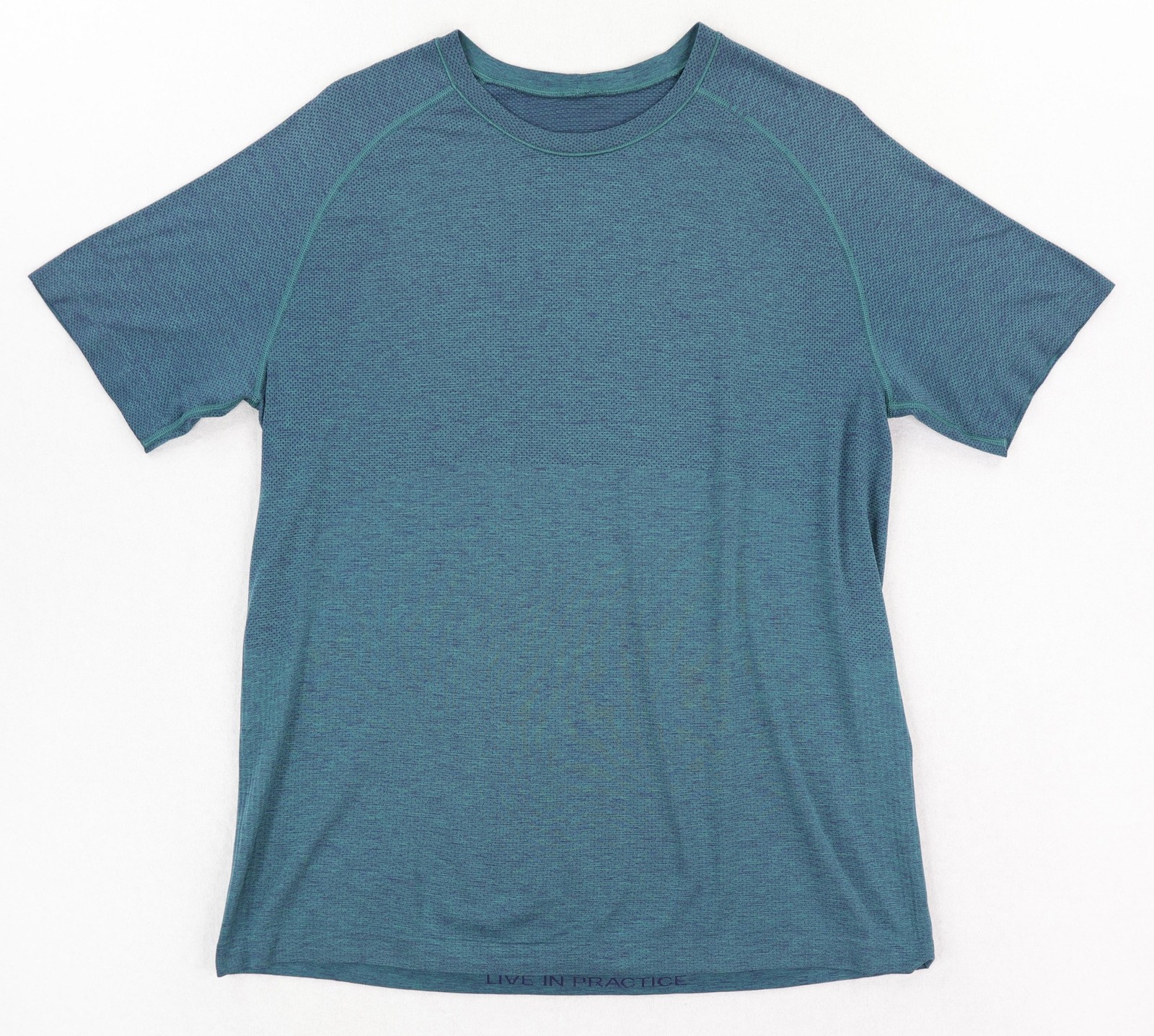 Lululemon Metal Vent T-Shirt Mens Large Mystic Green / Mariner Athletic Running gallery
