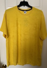 Nike Men’s XL-Tall Dri-FIT Tech Pack Yellow Jaquard Short Sleeve Top DQ4300-719