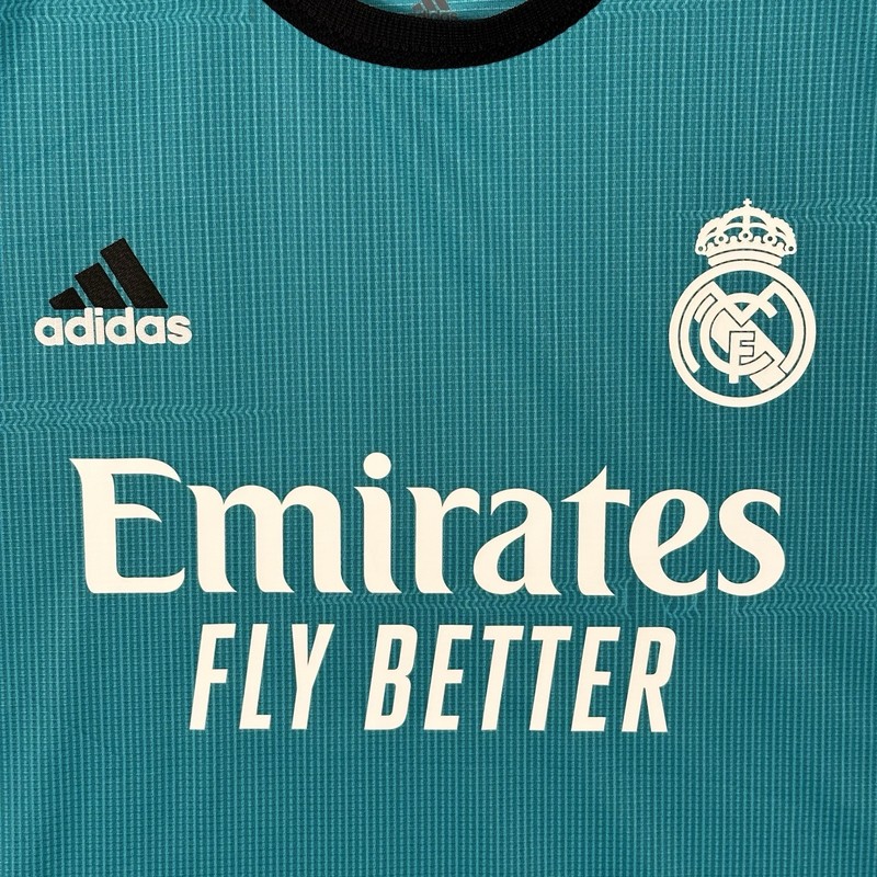 Adidas Real Madrid 2021 2022 Third HEAT.RDY Soccer Jersey Mens XL Personalized gallery