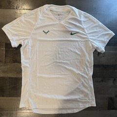 Nike Rafael Nadal Dri-FIT ADV Short-Sleeve Tennis Top FD5409-100 – Size L